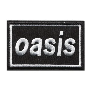 Oasis Band Embroidered Iron on Patch Britpop Rock Music Badge