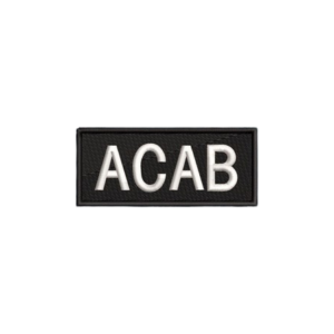 ACAB Embroidery Patch Bold Statement of Resistance