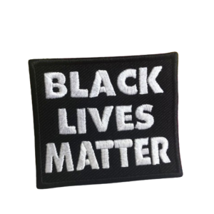 Black Lives Matter Embroidered Patch Stand for Justice and Equality