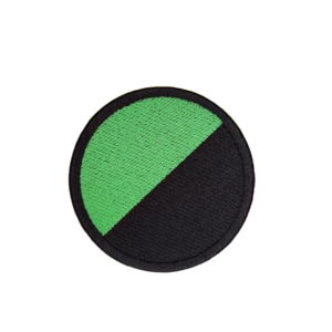 Eco Anarchism Flag Iron On Patch Revolution for the Earth