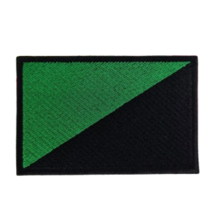 Anarcho Primitivism Flag Embroidered Patch Return to Roots