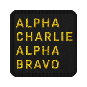 ACAB Embroidered Patch Rebel Statement