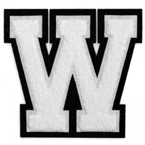 Varsity Chenille Patch Customizable Letter & Number Designs