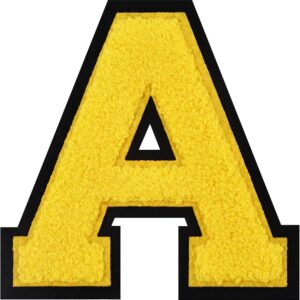 Large Letter Patches Bold Embroidered Letters