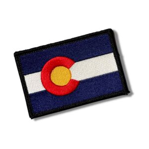 Colorado Flag Patch Vibrant State Pride Design