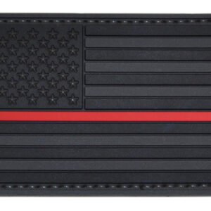 Thin Red Line Velcro Patch Durable Embroidered Design