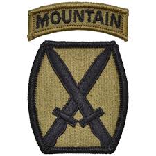 Mountain Patch Army Official Military