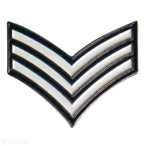 Police Sergeant Stripes Patches