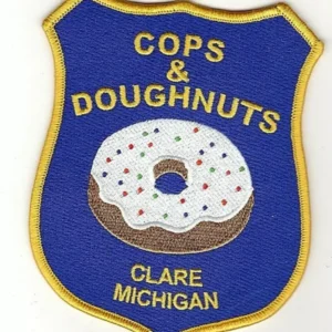 Clare Michigan Patch Cops and Donuts