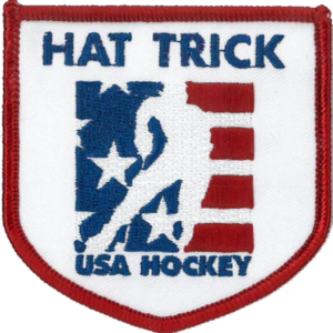 USA Hockey Hat Trick Patch Celebrate Goals with Custom Design