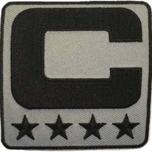 Hockey Captain Patch Bold Team Leadership