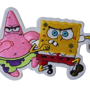 SpongeBob and Patrick Patch – Iconic Duo Embroidered Design