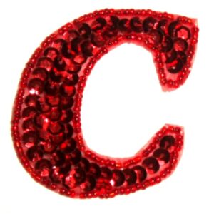 Sequin Letter Appliques Custom Embellishments