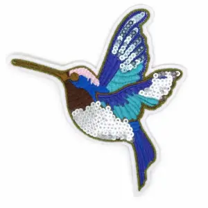 Sequin Iron On Patches Glittering, EasyCraft Embellishments