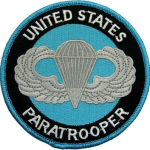 Paratrooper Patch Classic Military Insignia
