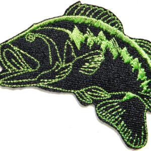 Fishing Patches Embroidered Custom High Quality Angler Patches for Hats