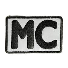 MC Motorcycle Patch Custom Embroidered Badge