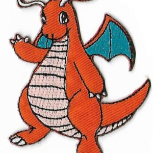 Dragonite Patch Legendary Embroidered Design