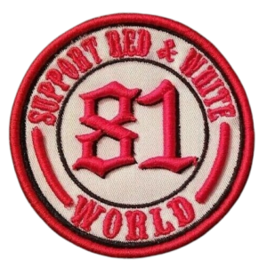 81 Biker Patch Symbol of Brotherhood and Respect