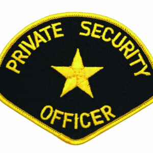 Private Security Patches Professional and Distinctive