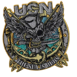 USN Patch Authentic Embroidered Insignia