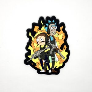 Rick and Morty PVC Patch Stylish and Customizable
