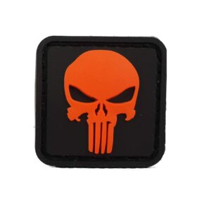 PVC Punisher Patch Durable Velcro Design