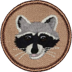 Raccoon Morale Patch Crafty Companion for Your Adventures