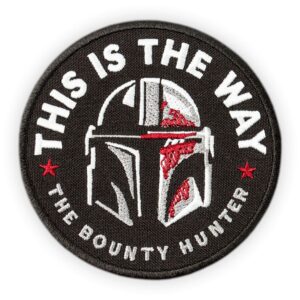 Mandalorian PVC Patch Durable and Iconic Emblem