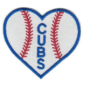 Cubs Iron On Patch Fly the W Flag