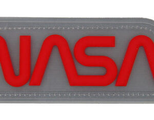 Nasa Worm Logo Patch