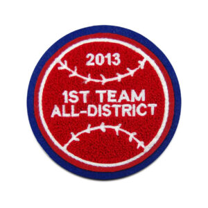 Chenille Baseball Patches Showcase Your Passion