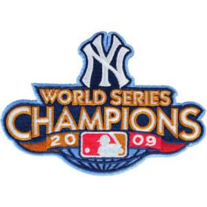 2009 New York Championship Yankees MLB World Series? Jersey Patch