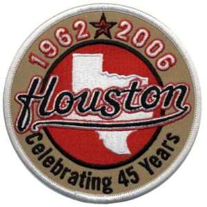2006 Houston Astros 45th Team Anniversary Astros World Series Jersey Sleeve Patch