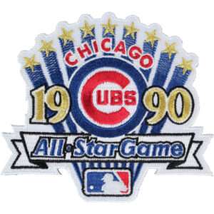 1990 MLB All Star Cubs Game Jersey Patch Chicago Cubs