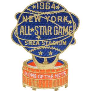 1964 MLB All Star Weekend MLB Game New York Mets Shea Stadium Jersey Patch