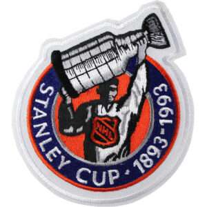 1993 Stanley Cup Final 100th Anniversary Jersey Patch Los Angeles Kings Montreal Canadiens (English Version)