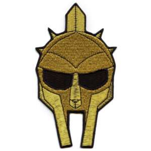 Roman Gladiator Helmet Embroidered Iron On Patch