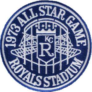 1973 MLB All Star Jersey Game Patch Kansas City Royals Stadium Jersey Patch
