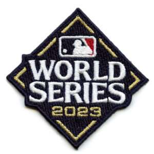 2023 MLB World Series Hat Jersey Patch Texas Rangers Arizona Diamondbacks Official Baseball Embroidered