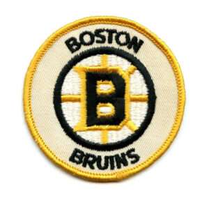 1970’S Boston Bruins Hockey Logo Vintage Round Team Logo Patch