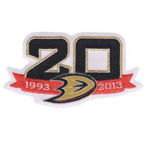 2013 Anaheim Ducks Logo Team 20th Anniversary Season Logo Jersey Patch